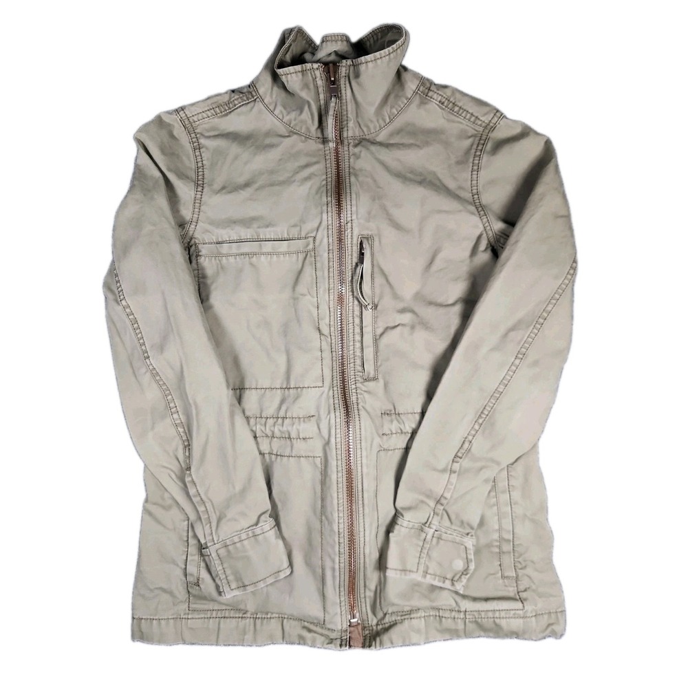 Madewell Fleet Jacket Womens Small Green Military Utility Field Coat C3394